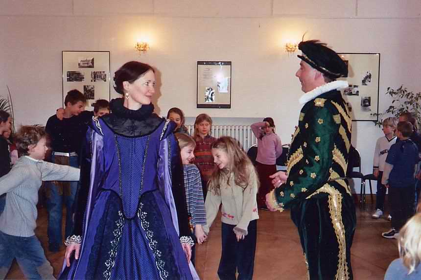 Dance workshop at Schlo Schnfeld in Leipzig, Germany